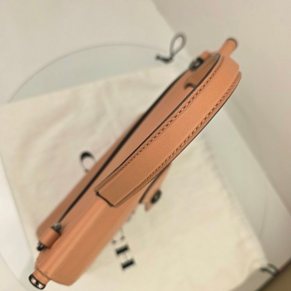 Coach Willis 1941 Top Handle Satchel Peach Leather Bag - Picture 9 of 16